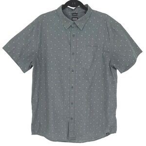 prAna Tinline Whales Tail‎ Large Blue Sustainable Eco All Over Print Minimalist